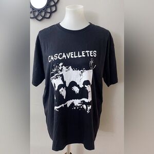 Somar Classic Cascavelletes Black and White Graphic Tee Band Tee shirt casual